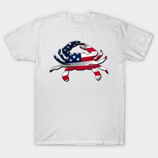 Stars and Stripes crab T-Shirt